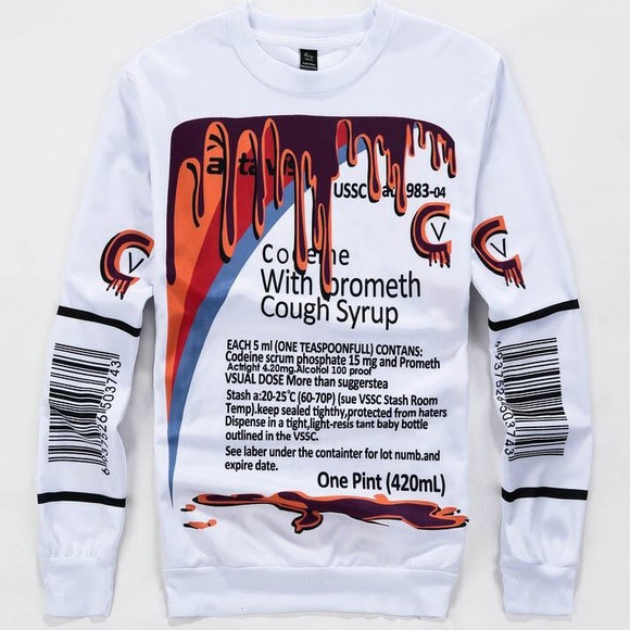 Tops Cough Syrup Sweatshirt And Joggers Poshmark